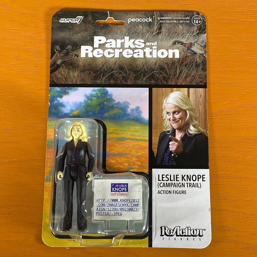 Leslie Knope Parks and Recreation Action Figure Super7 ReAction